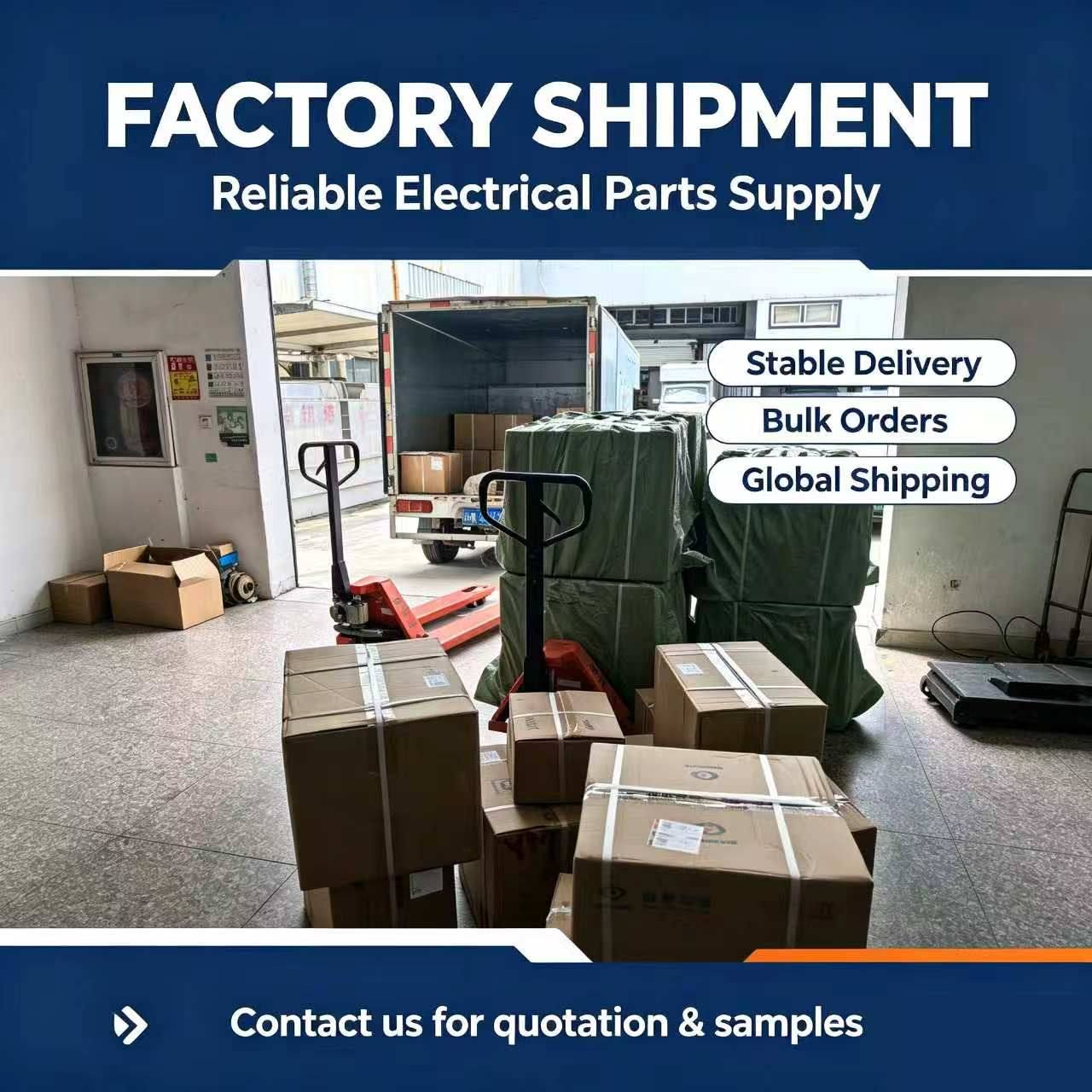 Yaming Electric – Một container đầy đủ khác đã sẵn sàng để vận chuyển! Linh kiện điều khiển đáng tin cậy, luôn có sẵn, luôn đúng giờ