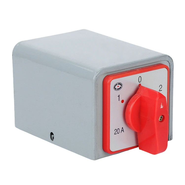 Công tắc cam quay kết hợp 20A 4kw có vỏ