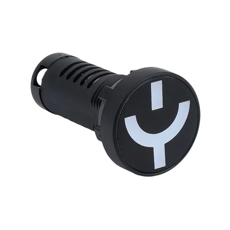 Kích thước lỗ lắp 22mm Đèn báo vị trí loại tròn AD16-22W
