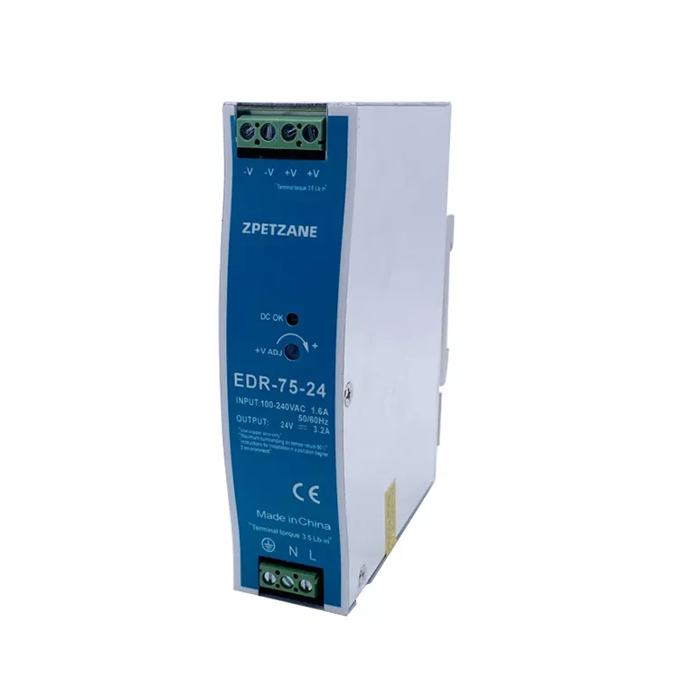 Bộ nguồn chuyển mạch gắn trên thanh ray DIN EDR-75W