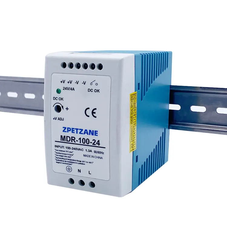 Bộ nguồn chuyển mạch gắn trên đường ray DIN MDR-100W