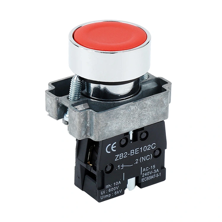 XB2-BA Nút ấn đặt lại tạm thời Công tắc năm màu