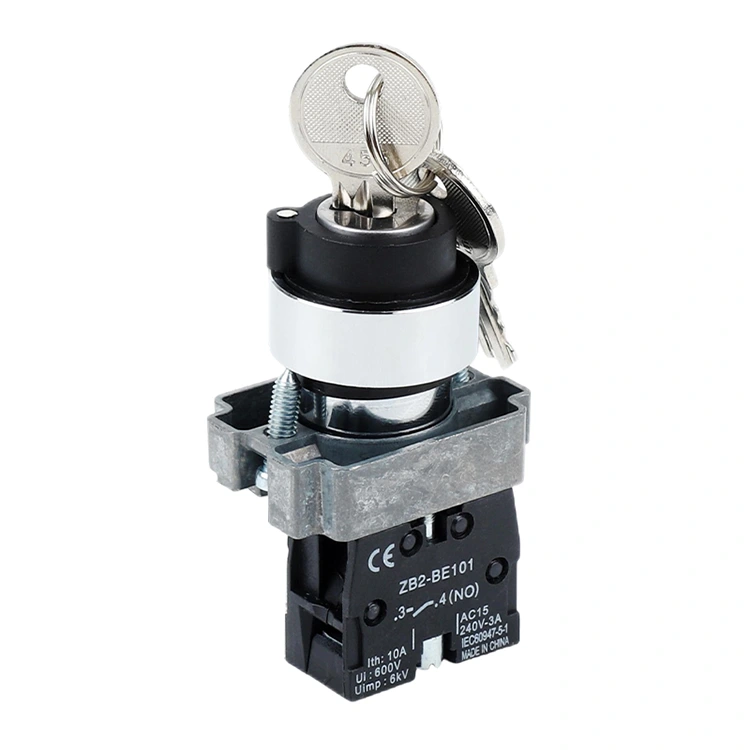 Thiết lập lại phím XB2-BG Công tắc xoay núm hai vị trí tự khóa