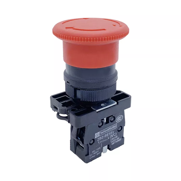 XB2-EC Đặt lại công tắc nút nhấn hình nấm tạm thời1